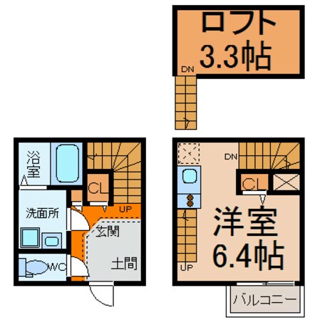 リュミエ本陣の物件間取画像